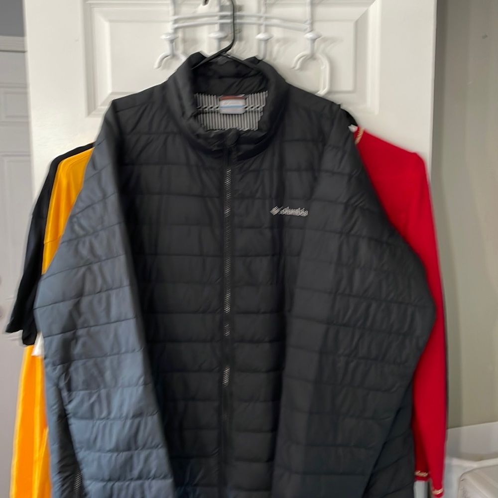 Mens Black Therma Coil Columbia Coat Jacket 2XL 2XT 2XLT
